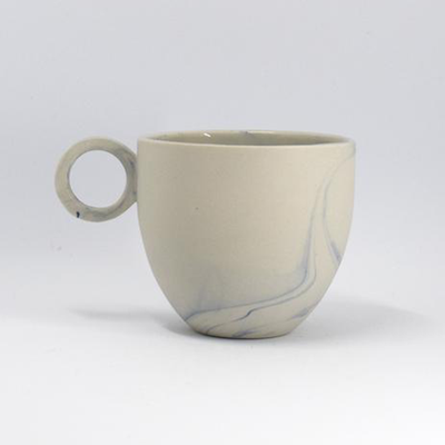 Blue Marbled Espresso Cup from Anna Jones
