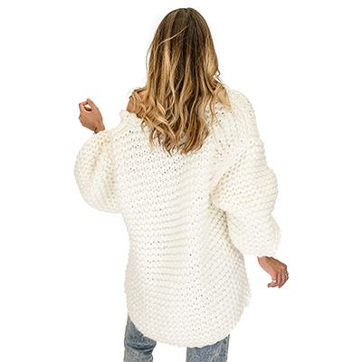 Oversized V-Neck Sweater, €210 | MumsHandmade