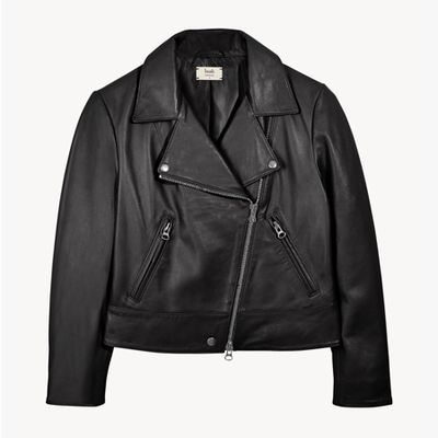 Onyx Leather Jacket from Hush
