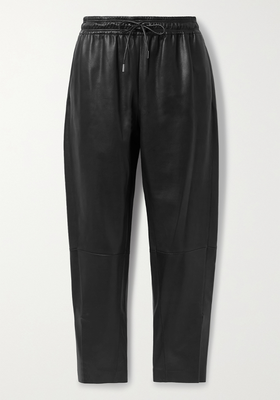 Leather Straight-Leg Pants from Theory