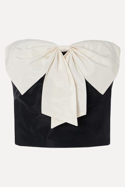 Atticus Bow-Detail Strapless Top from Staud