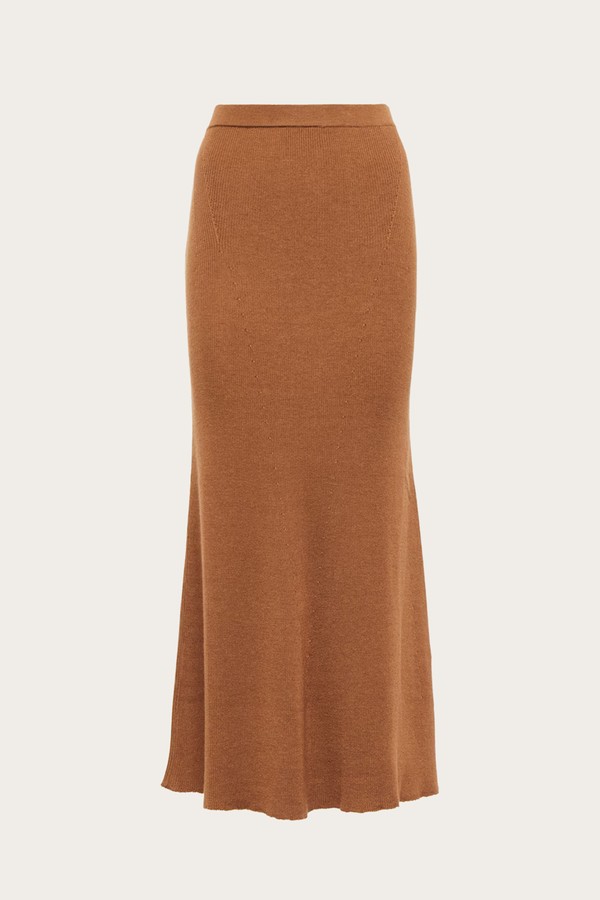 Epper Ribbed-Knit High-Rise Midi Skirt from Gabriela Hearst