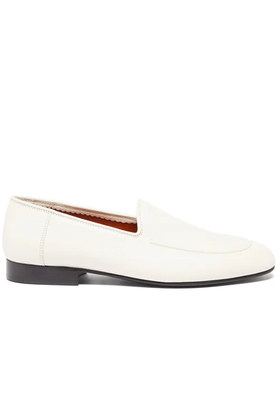 Round-Toe Leather Loafers from The Row
