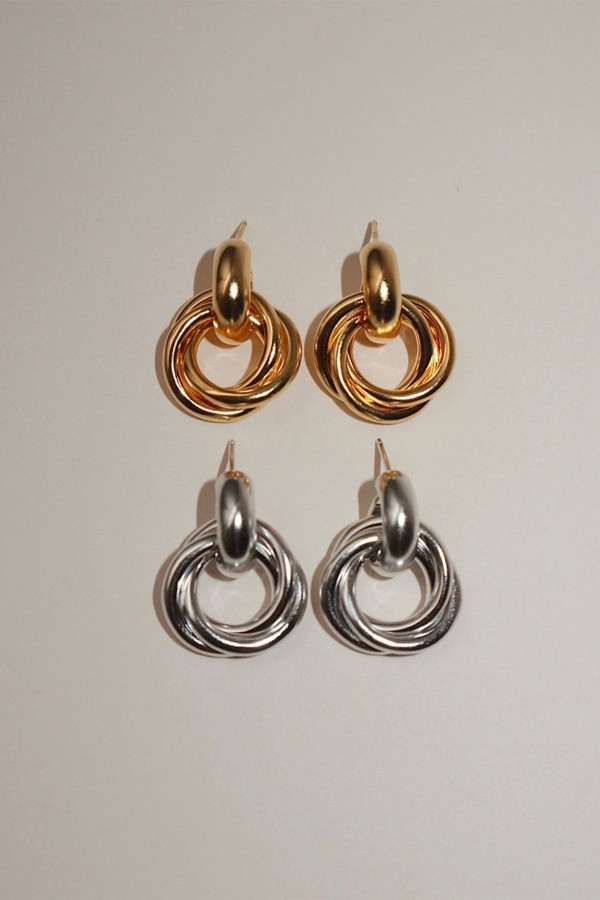 'Eliason' Interlocked Knot Earrings