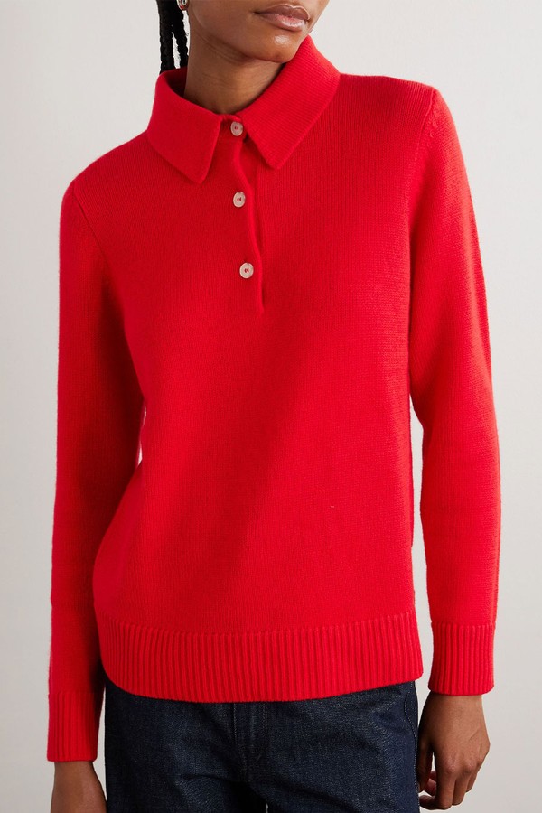 Bessi Cashmere Polo Sweater from ARCH4