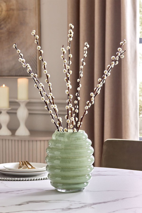Ribbed Glass Vase from NEXT HOME