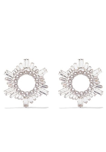 Begum Mini Crystal-Embellished Earrings from Amina Muaddi