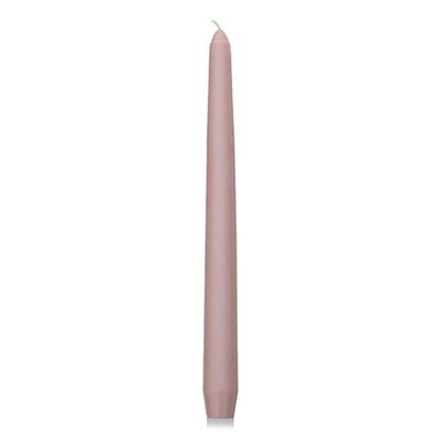 Rose Blush Tapered Dinner Candles Pack Of 12 from Charles Ferris