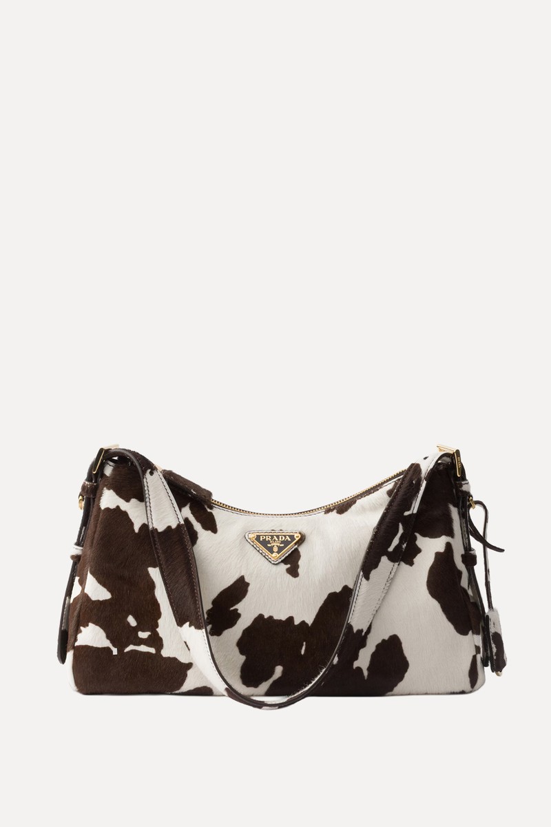  Aimèe Medium Printed Leather Shoulder Bag