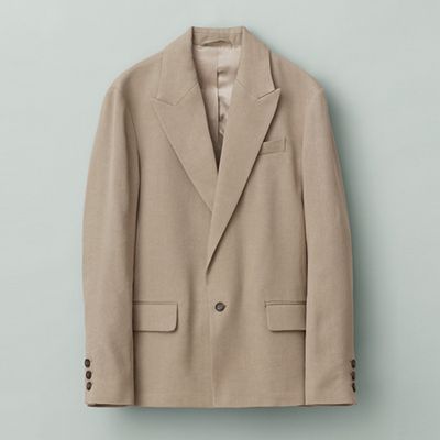 Linen-Blend Jacket