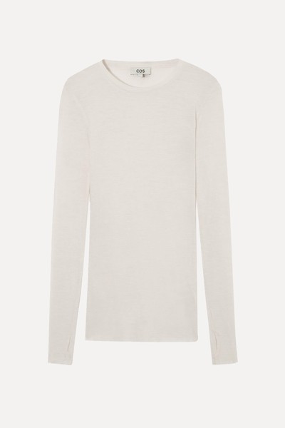 Crew-Neck Merino Wool Top from COS