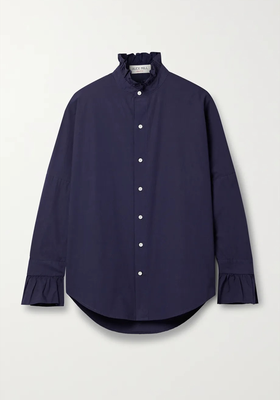 Ruffled Cotton-Poplin Shirt from Alex Mill