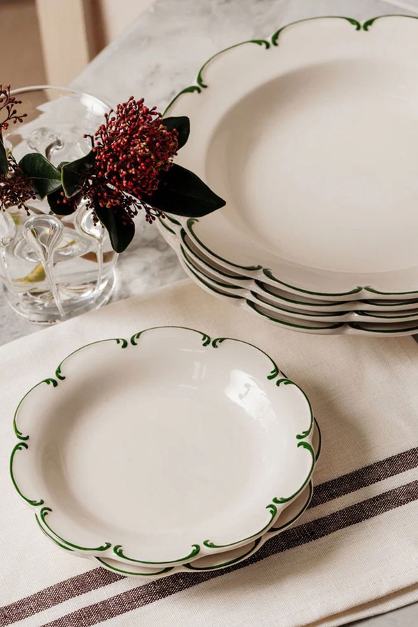 Olivia Scalloped Crockery from Rebecca Udall