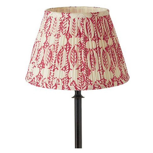 25cm Pleated Daun Cotton Lampshade