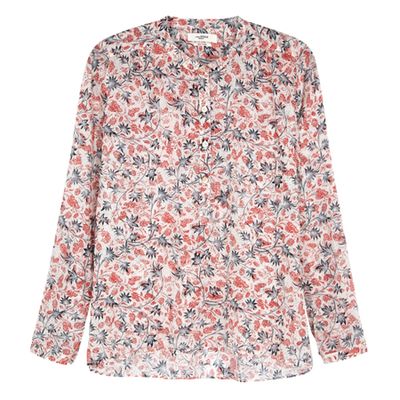 Maria Printed Semi-Sheer Cotton Blouse from Isabel Marant Étoile