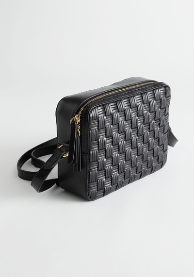 Geometric Braided Leather Bag from & Other Stories