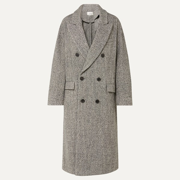 Double-Breasted Bouclé Coat from Isabel Marant Etoile