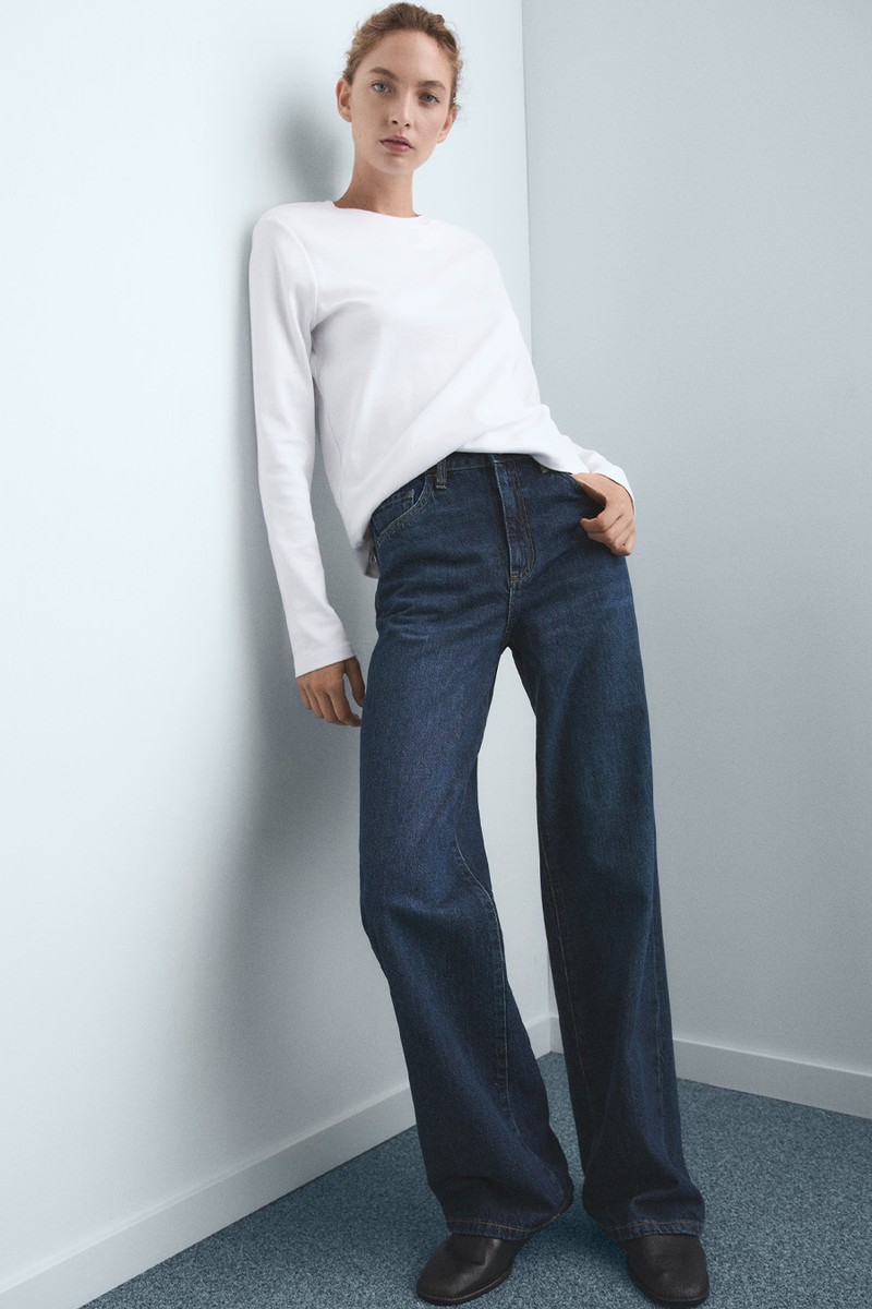 Danila Wide Leg High-Rise Jeans from Mango