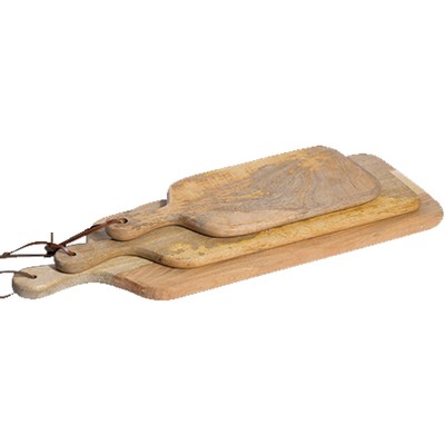 Chopping Board With Leather Strap