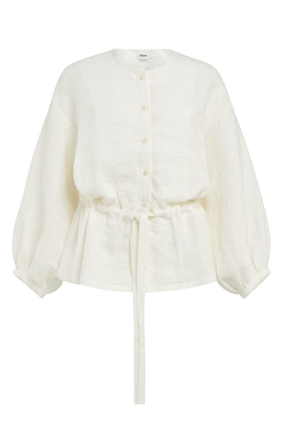 Chalk Gathered Blouse from Berjoan 