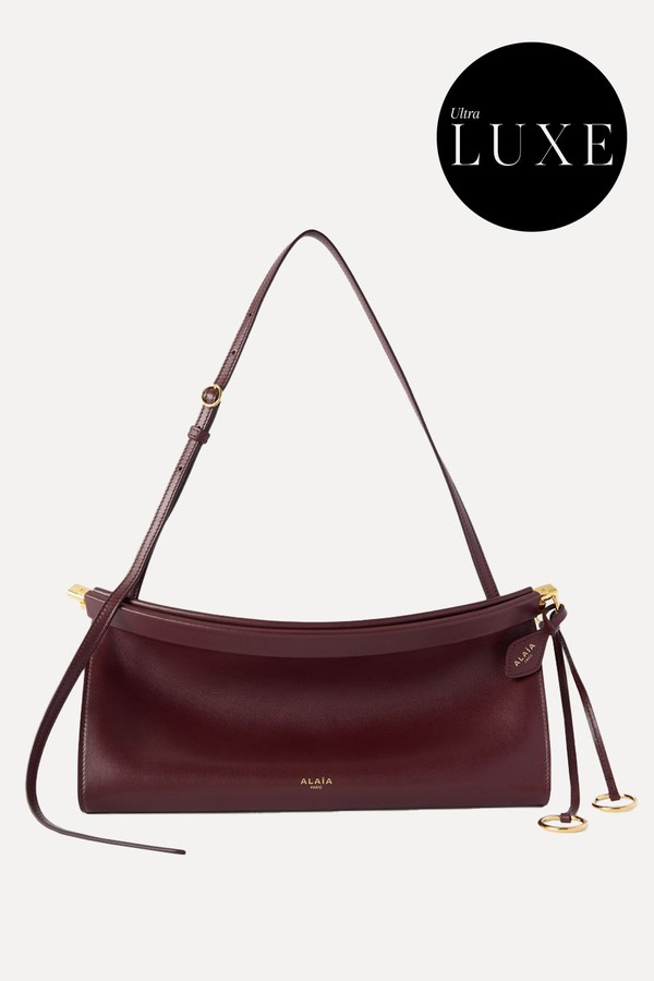 Medium Suede Le Teckel Shoulder Bag from Alaïa