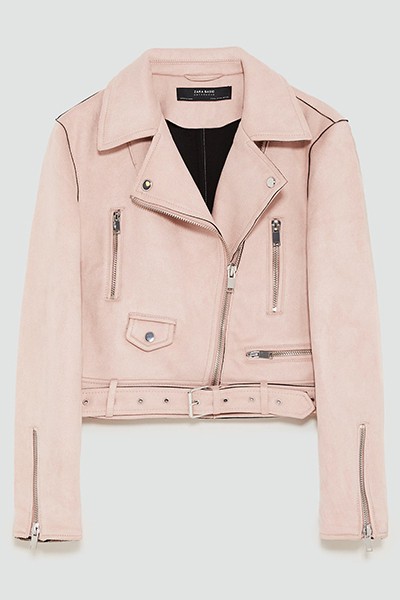 Faux Suede Biker Jacket from Zara