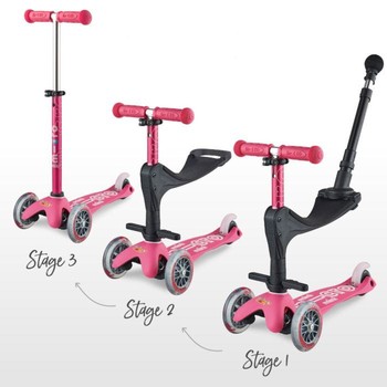 Mini Micro 3-In-1 Deluxe Push Scooter from Micro Scooters