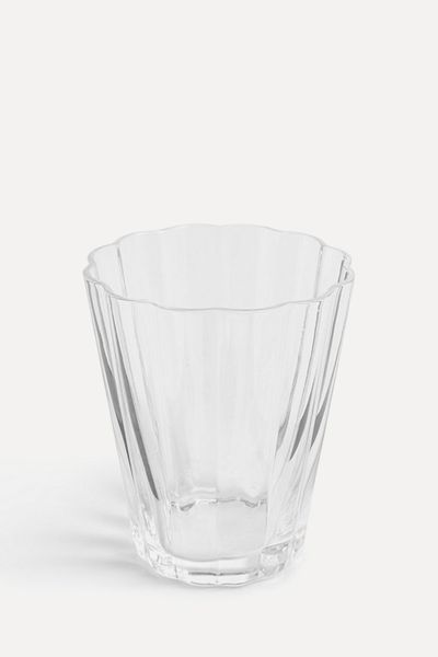 Scalloped Glass Tumbler