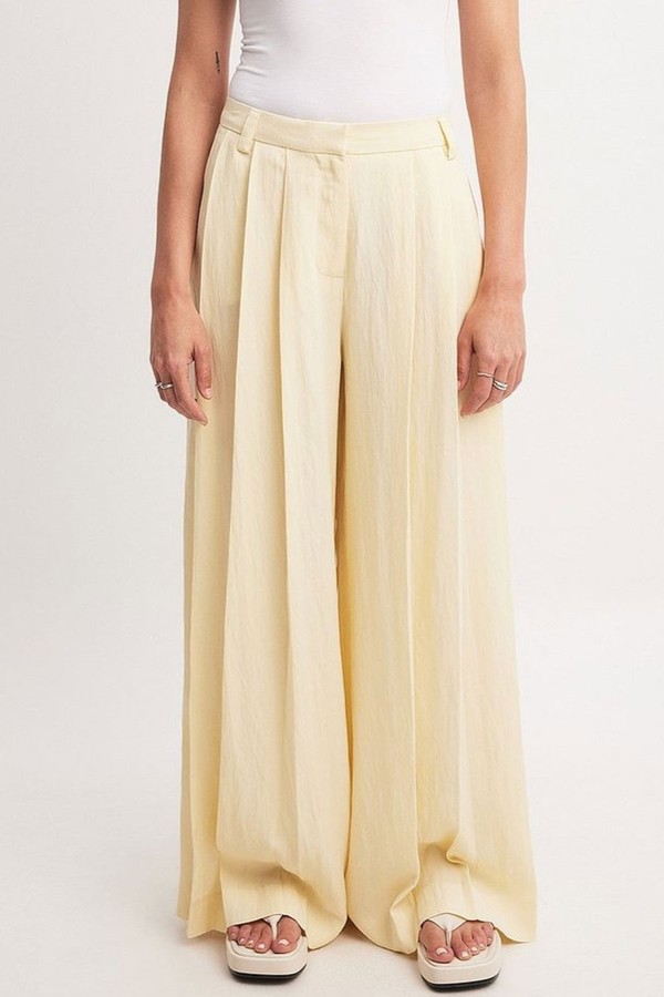 Lyocell Loose Mid Waist Suit Pants from NA-KD