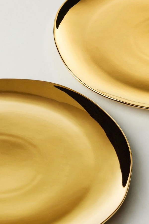 Set Of 4 Porcelain Dinner Plates from Bitossi