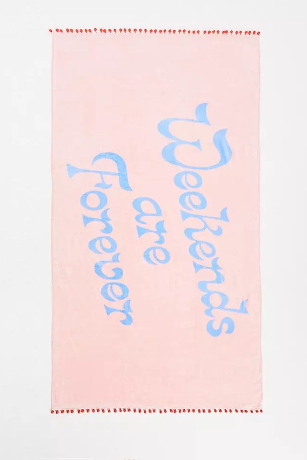 Ban Do Weekends Are Forever Beach Towel from ASOS