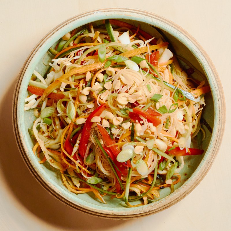 Shredded Rice Noodle Salad