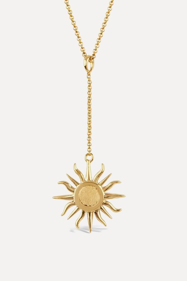 My World Sun Chain Charm Pendant from Dinny Hall