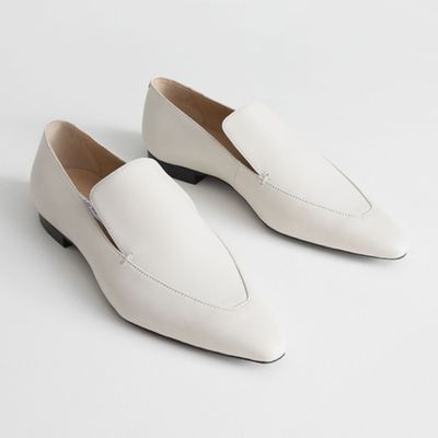Pointed White Loafers from & Other Stories