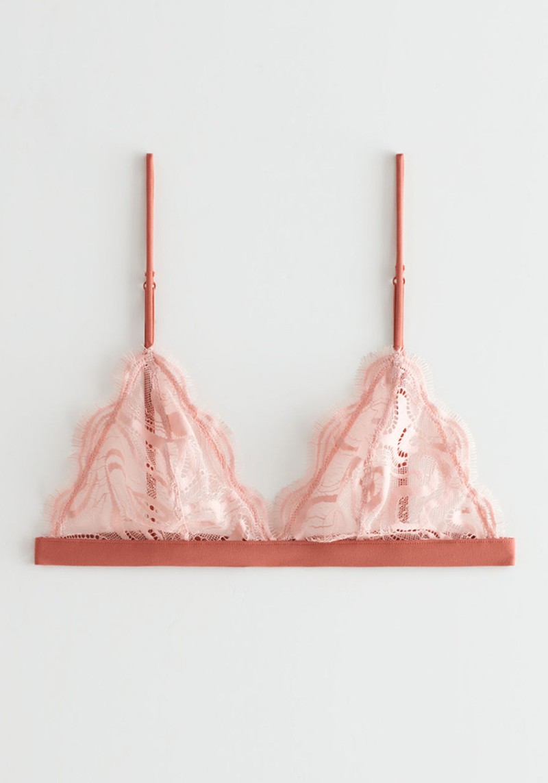 Abstract Lace Soft Bra from & Other Stories