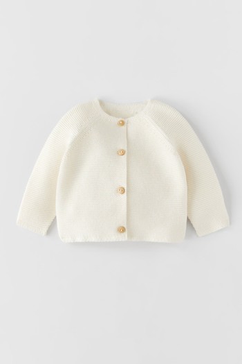 Cable Knit Cardigan from Zara