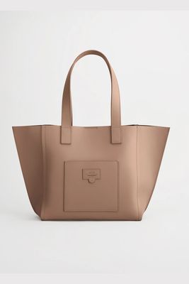 Lunano Hazelnut Nappa Tote Bag from ATP Atelier