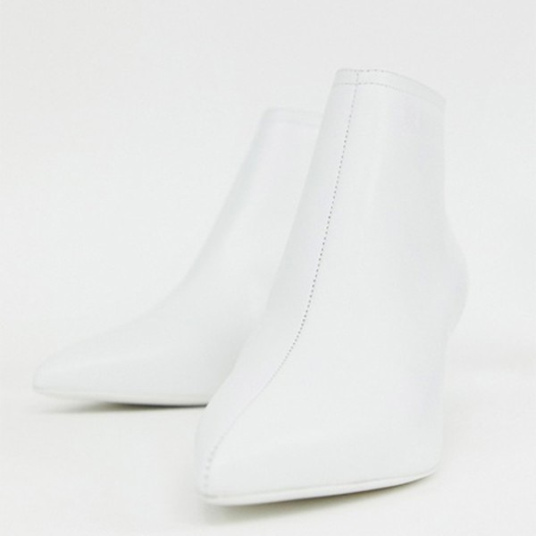 Kitten Heel Ankle Boot from Mango