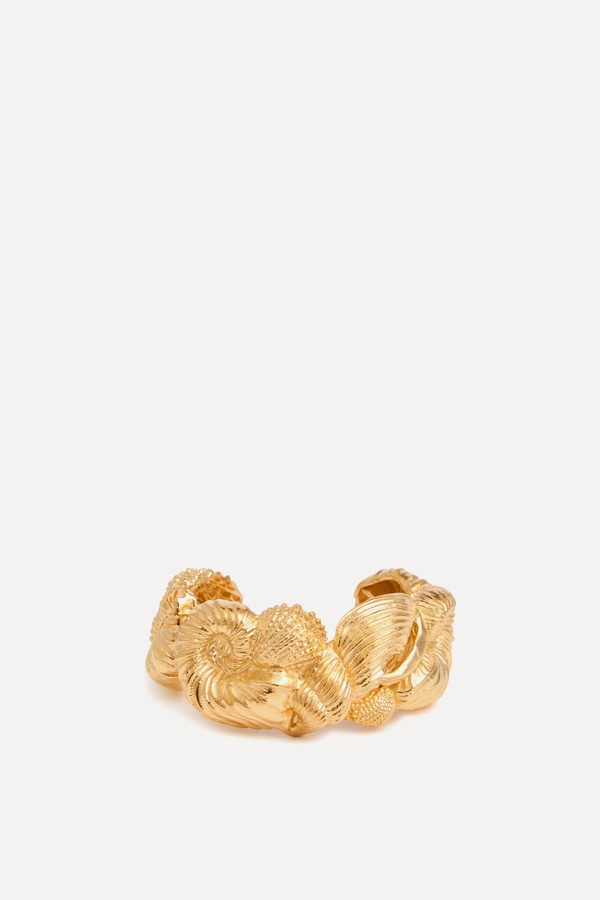 Seashell 18Kt Gold-Plated Cuff from JOANNA LAURA CONSTANTINE