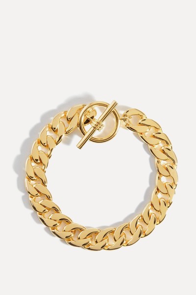 T Bar Chunky Chain Bracelet