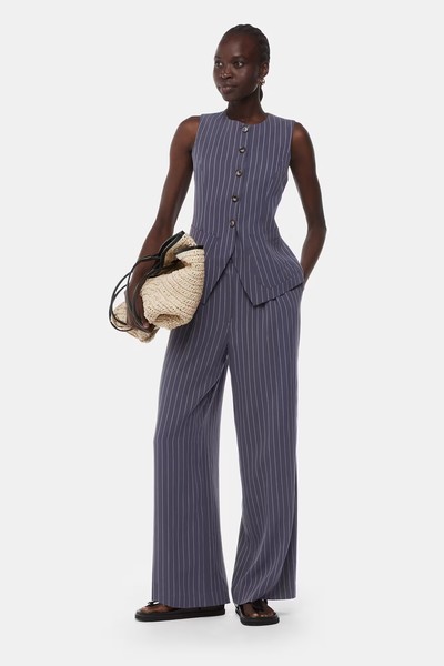 Lottie Pinstripe Waistcoat from Whistles