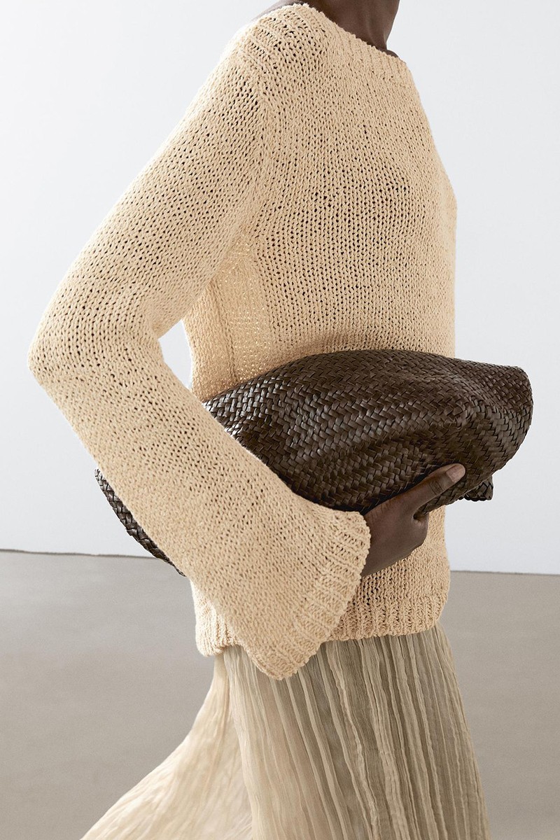 Boat Neck Knit Sweater from Massimo Dutti