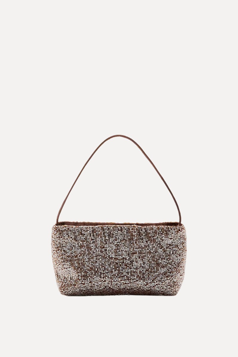 Crystal Clutch Bag from Mango