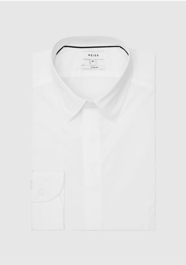 Stretch Poplin Slim Fit Shirt