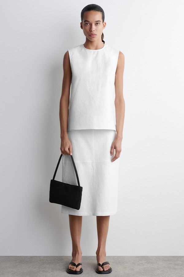 Cotton Pencil Skirt