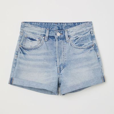 Denim Shorts Mom Fit from H&M