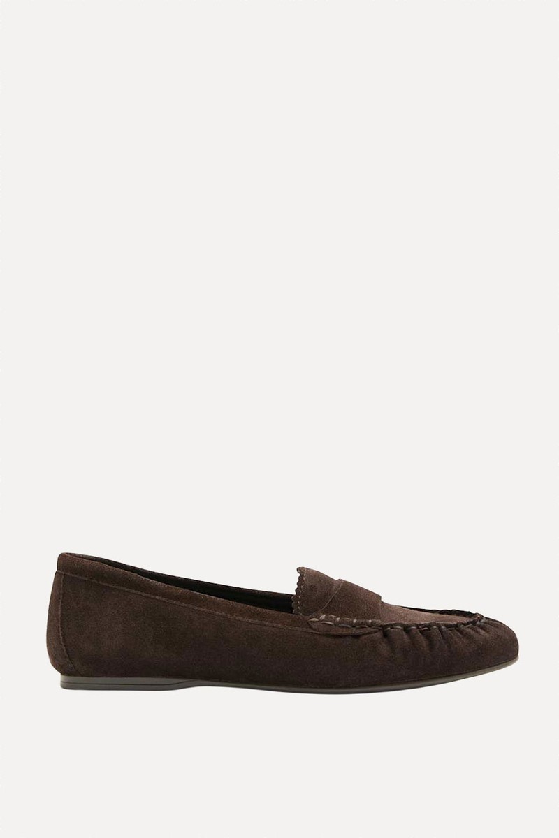 Suede Flat Loafer Pumps from Marks & Spencer