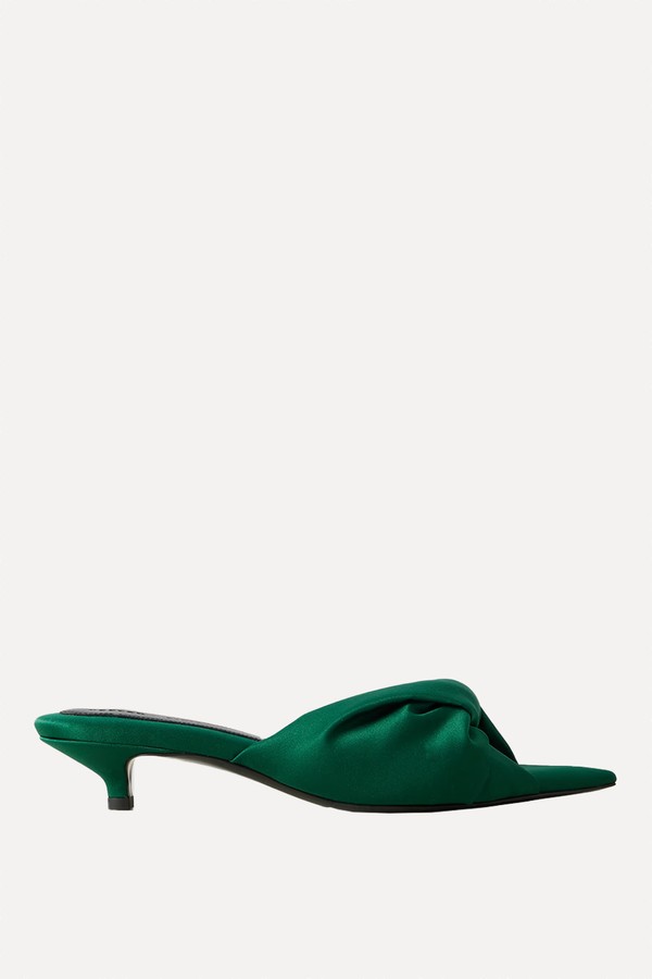 Knotted Satin Mules  from Carven  