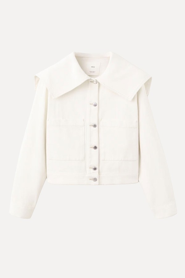 Denim Jacket With Lapels from Mango