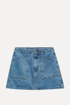 Denim Mini Skirt from Zara